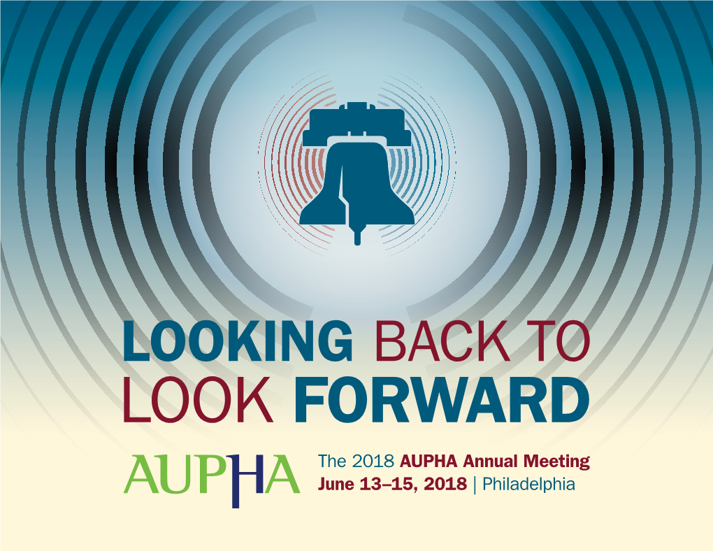 2018 AUPHA Annual Meeting Program