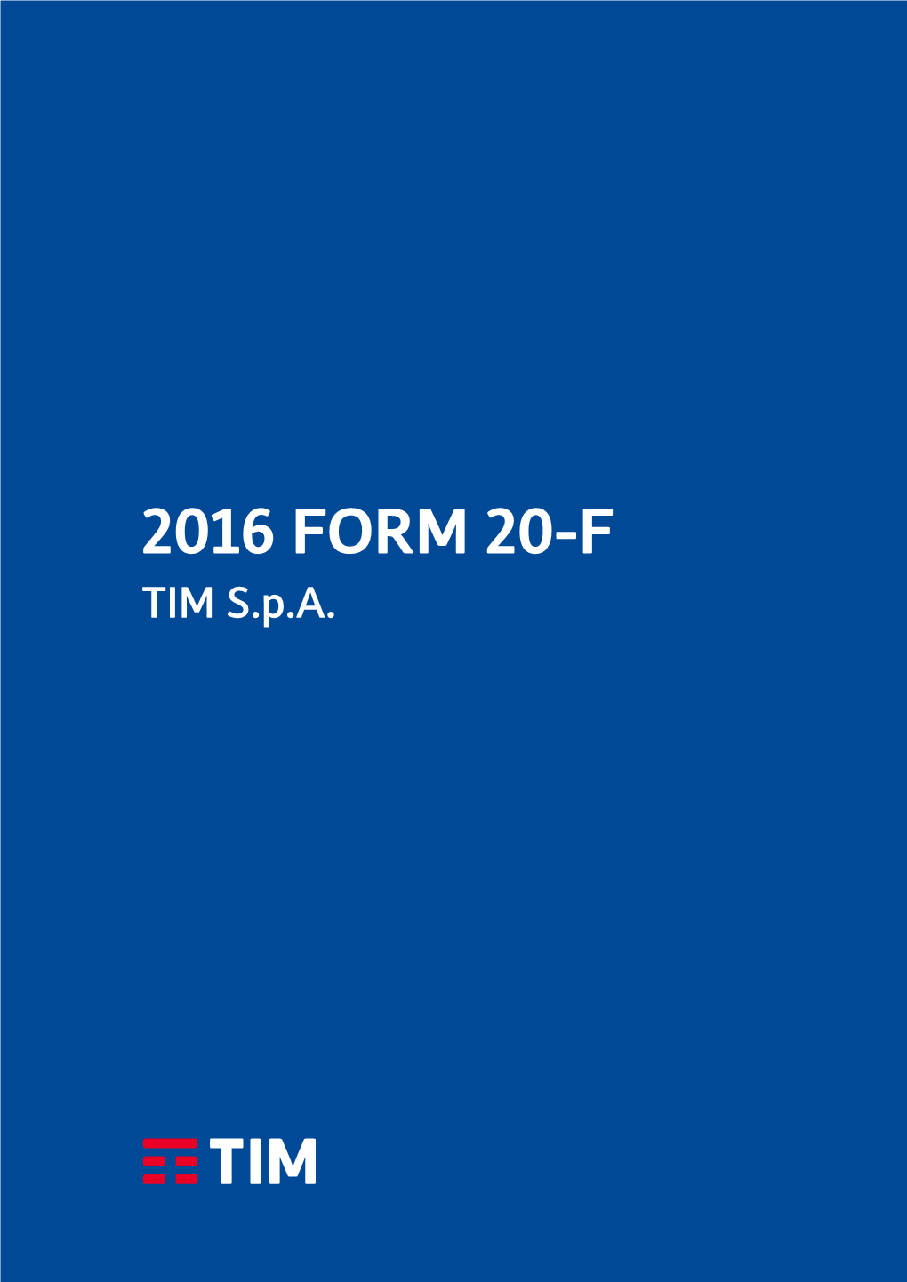 2016 Form 20-F Form 2016
