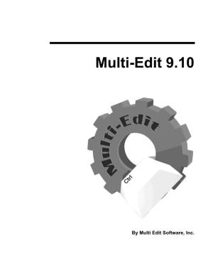 Multi-Edit Manual