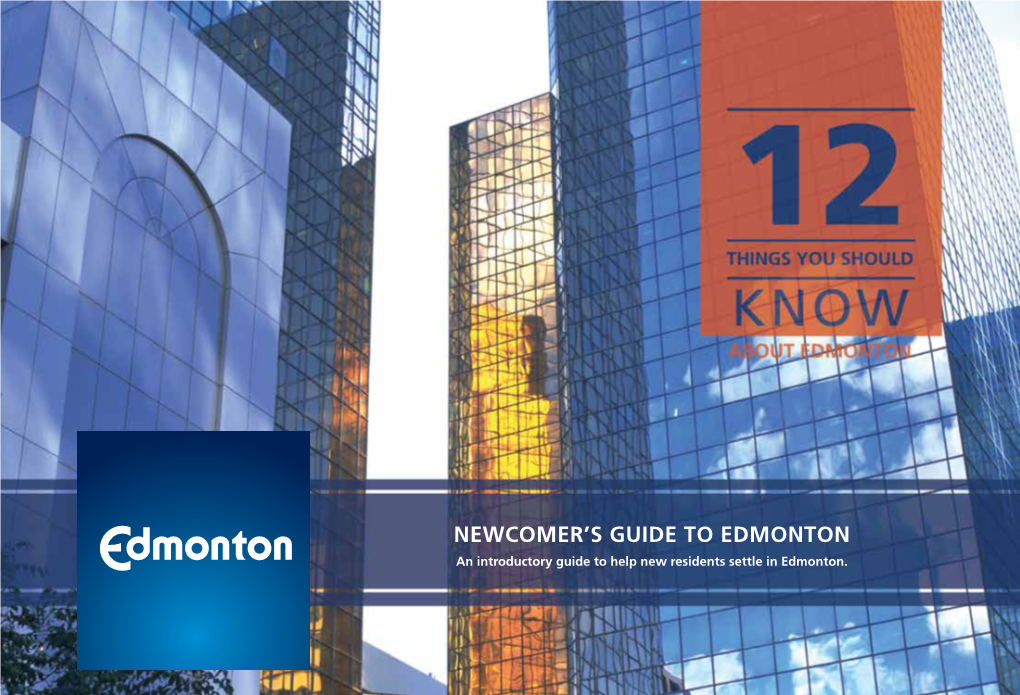 City of Edmonton Newcomers Guide