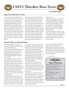 November 2005 Newsletter.Indd