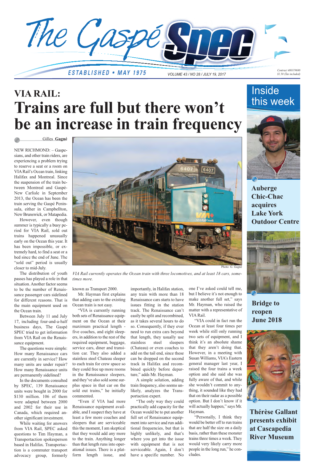 Trains Are Full but There Won't Be an Increase in Train Frequency