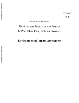 Environmental Impact Assessment