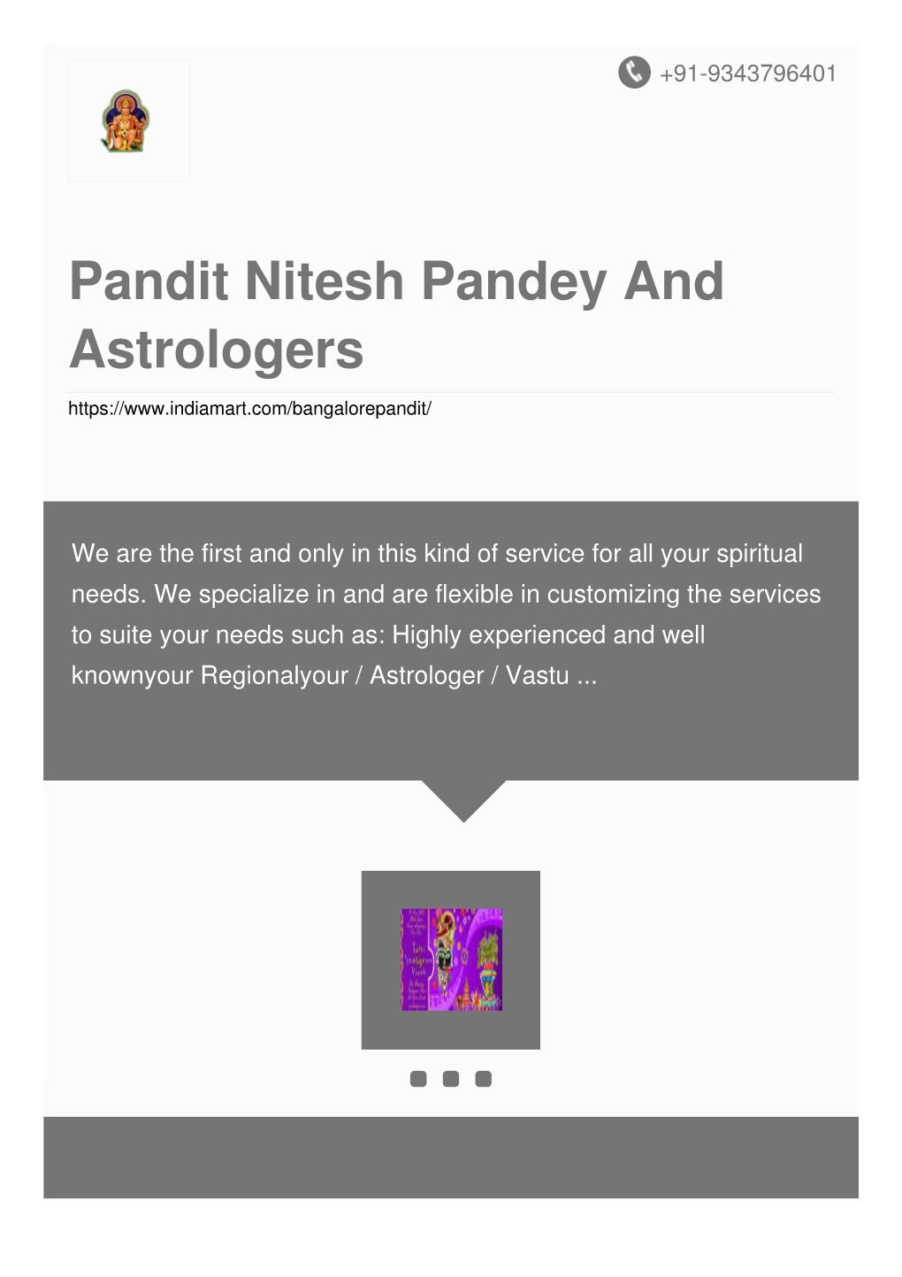 Pandit Nitesh Pandey and Astrologers