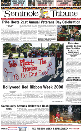 November 28, 2008 Tribe Hosts 21St Annual Veterans Day Celebration by CHRIS C