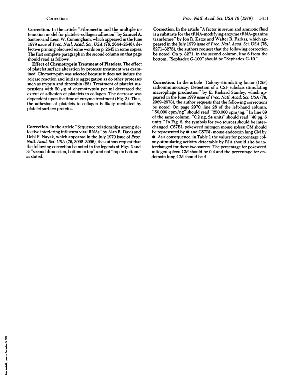 A Factor in Serum and Amniotic Fluid Is a Substrate for the Trna-Modifying