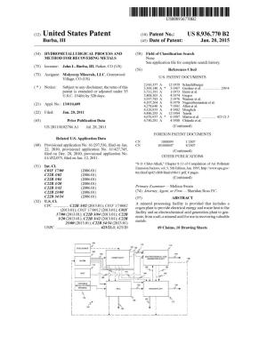 (12) United States Patent (10) Patent No.: US 8,936,770 B2 Burba, III (45) Date of Patent: Jan