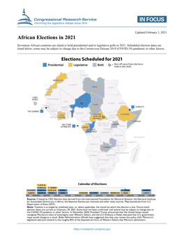 African Elections in 2021