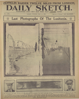 Last Photographs of the Lusitania