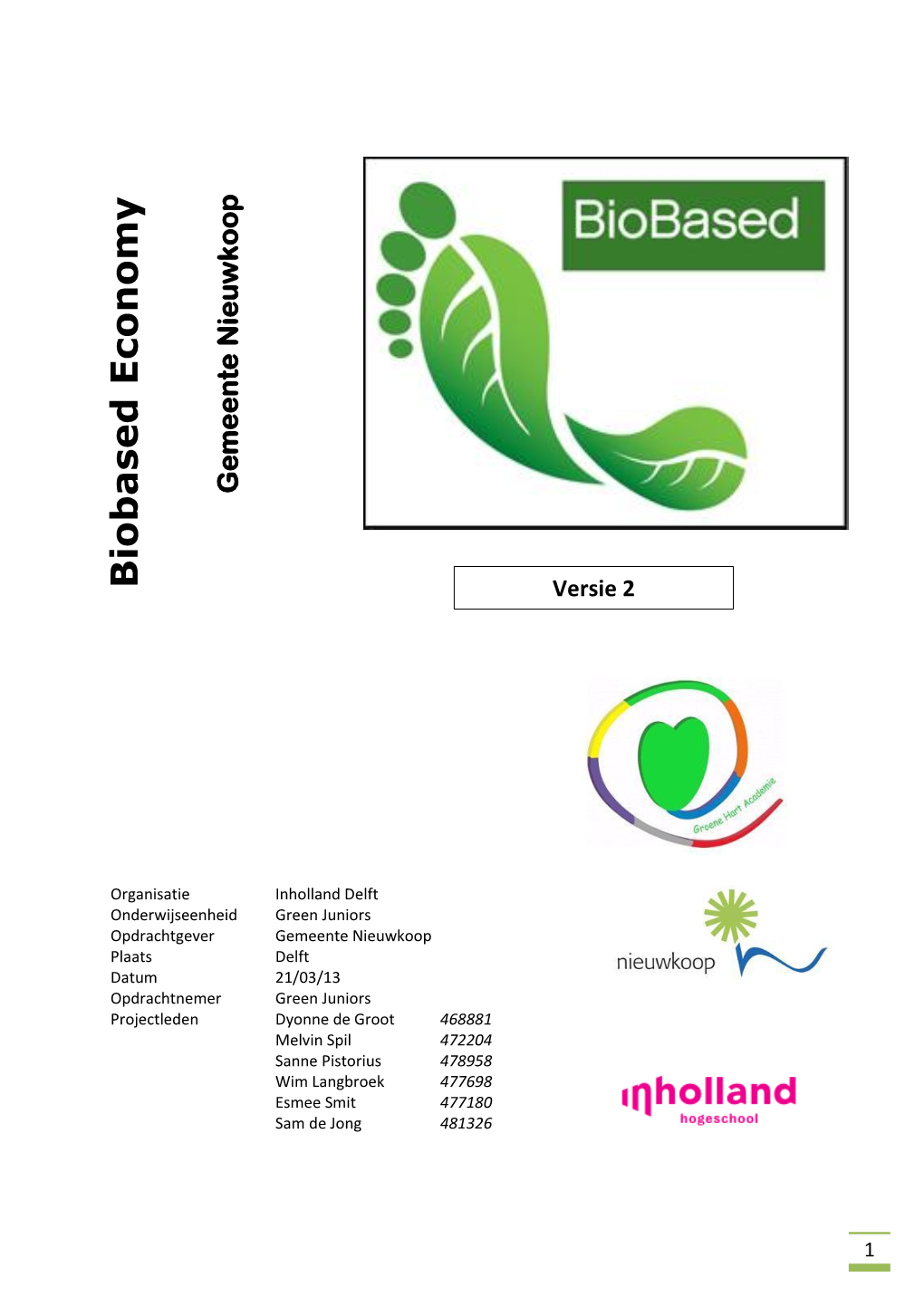 Biobased Economy : Gemeente Nieuwkoop