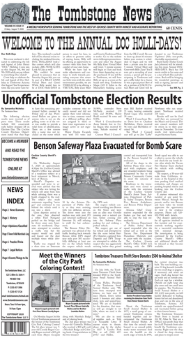 Benson Safeway Plaza Evacuated for Bomb Scare