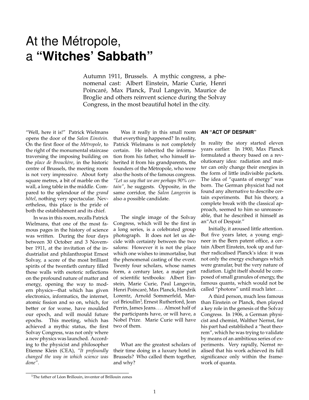 Witches' Sabbath