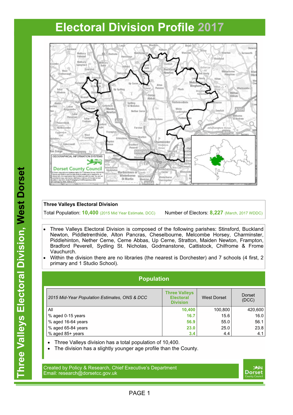 Electoral Division Profile 2017