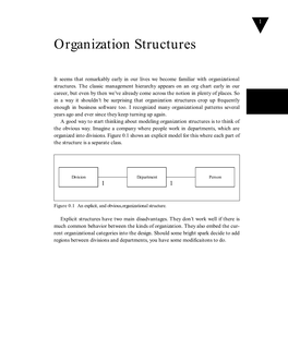 Organization Structures (Accountability)