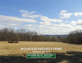 MOUNTAIN PROSPECT FARM Taghkanic, New York