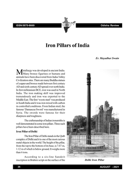 Iron Pillars of India