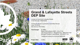 Grand & Lafayette Streets DEP Site