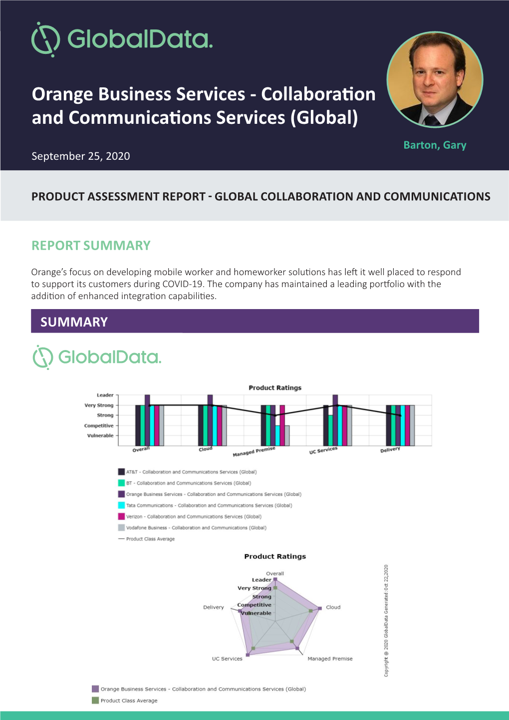 Collaboration and Communications Services (Global) Barton, Gary September 25, 2020