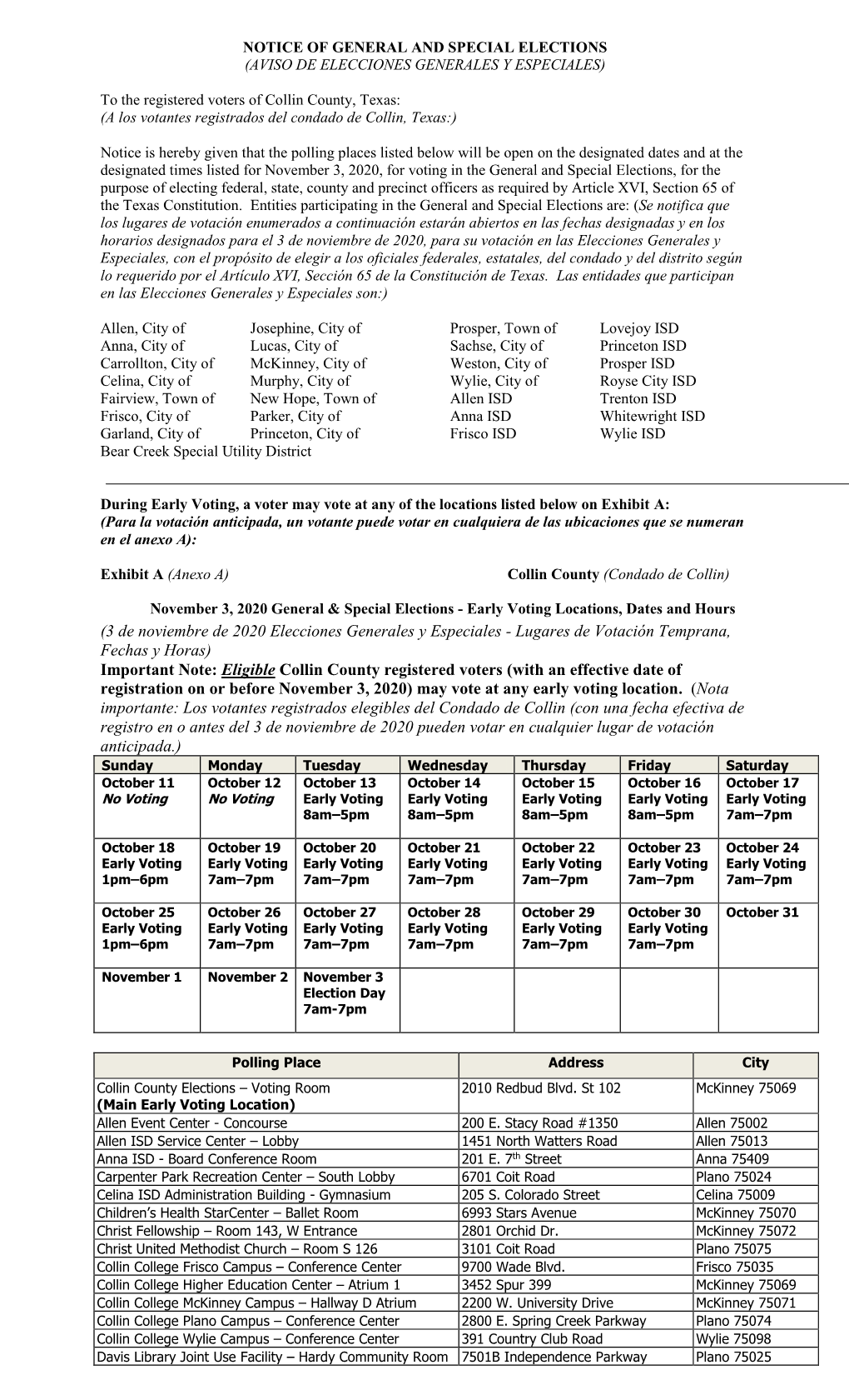 Election Day Vote Centers.Pdf