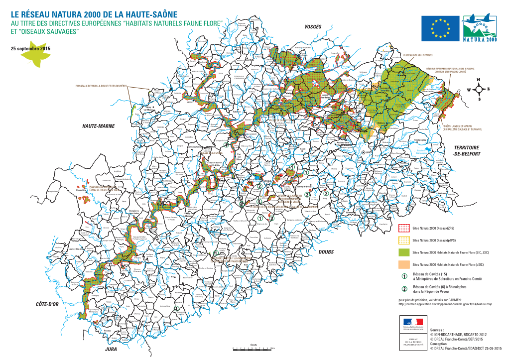 Le Réseau Natura 2000 De La Haute-Saône