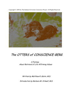OTTERS of CONSCIENCE-BERG