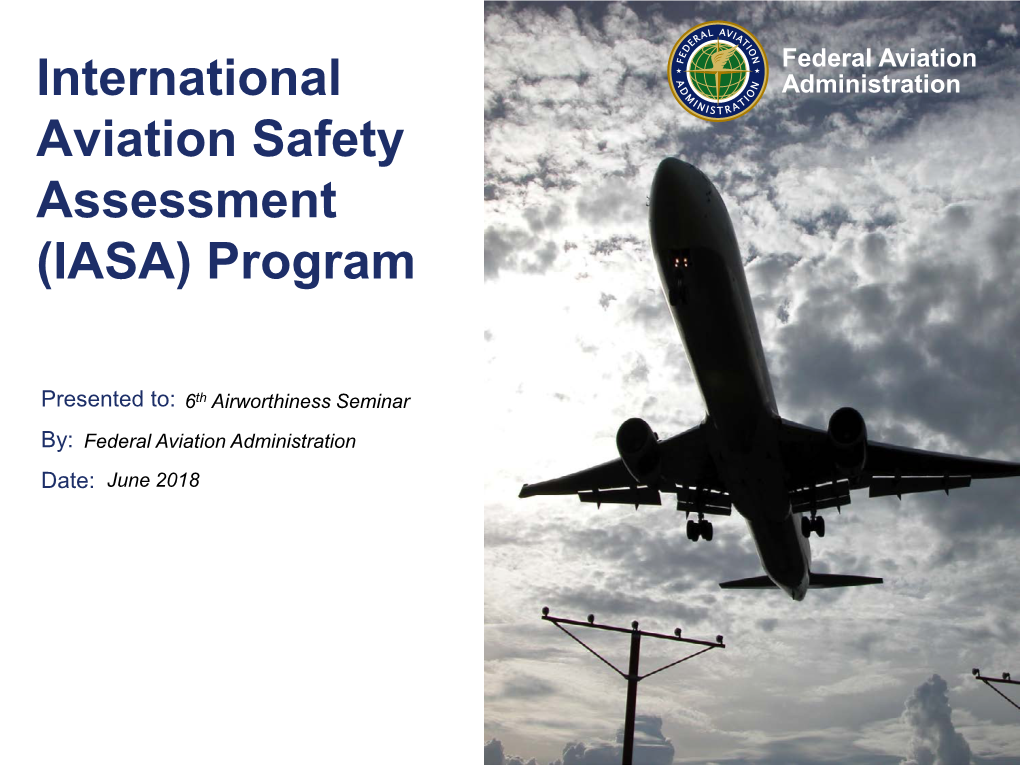 International Aviation Safety Assessment (IASA)