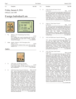 Foreign Individual Lots