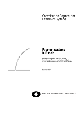 Payment Systems in Russia