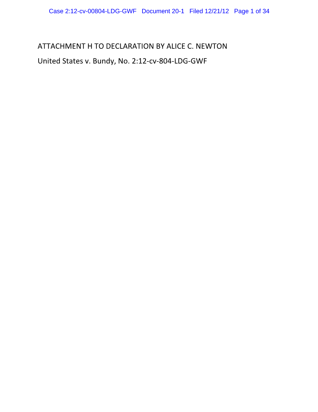 Case 2:12-Cv-00804-LDG-GWF Document 20-1 Filed 12/21/12 Page 1 of 34