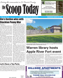 Warren Library Hosts Apple River Fort Event