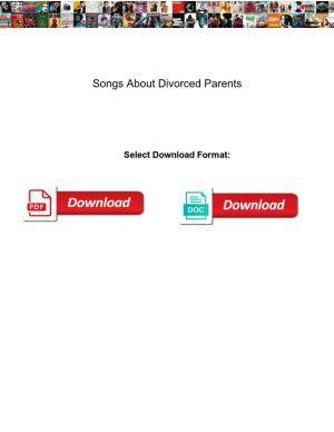 Songs About Divorced Parents