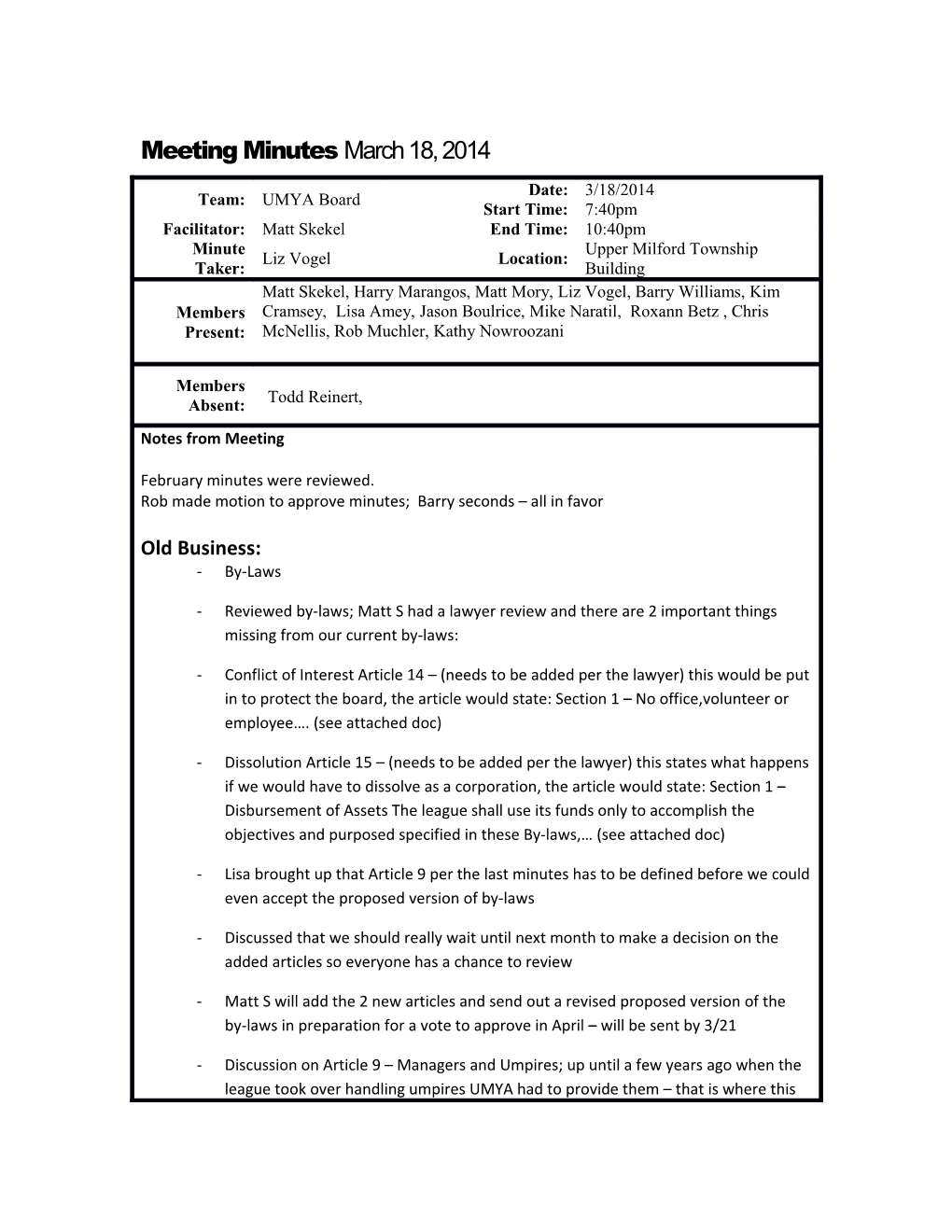 Meeting Minutes Template s4