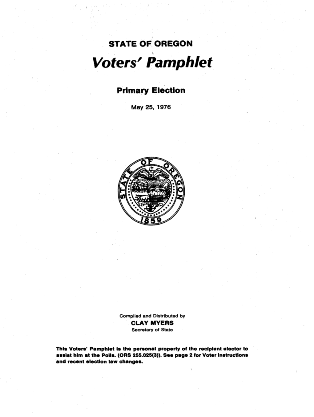 Voters' Pamphlet