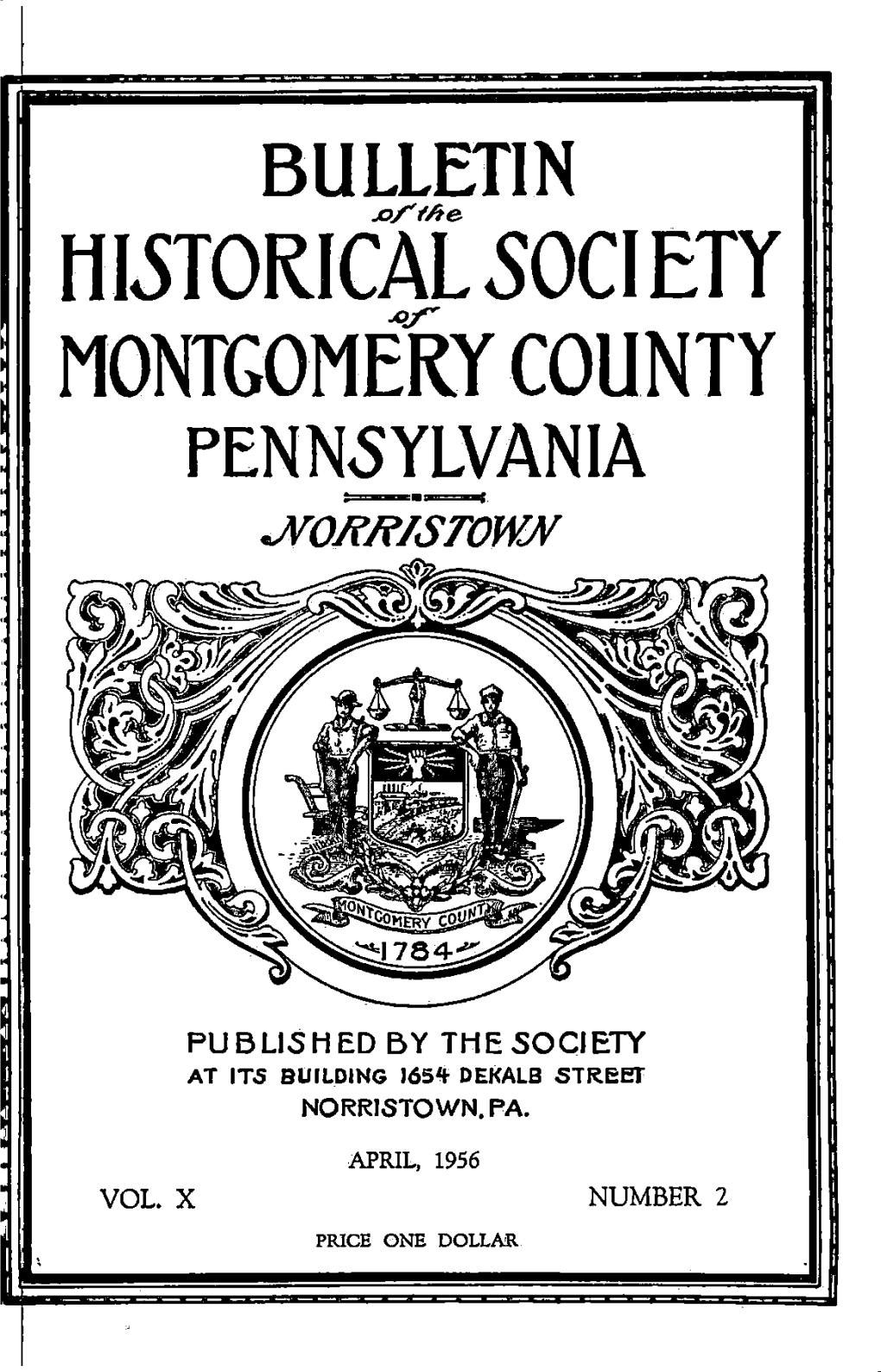 Historical 50Ciety Montgomery County Pennsylvania J^Orr/Stown