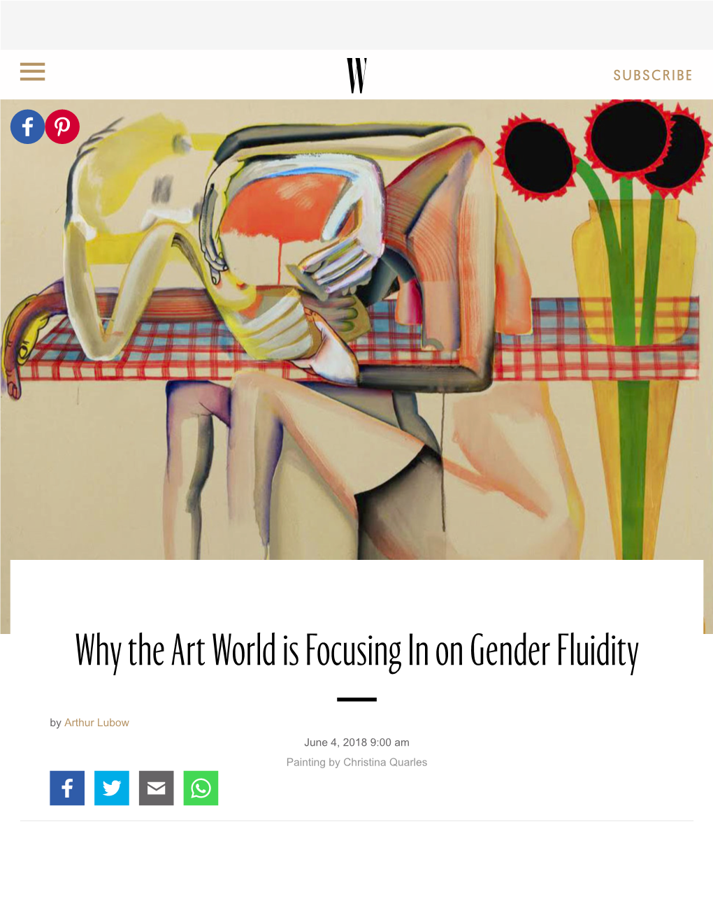 Why the Art World Is Focusing in on Gender Fluidity