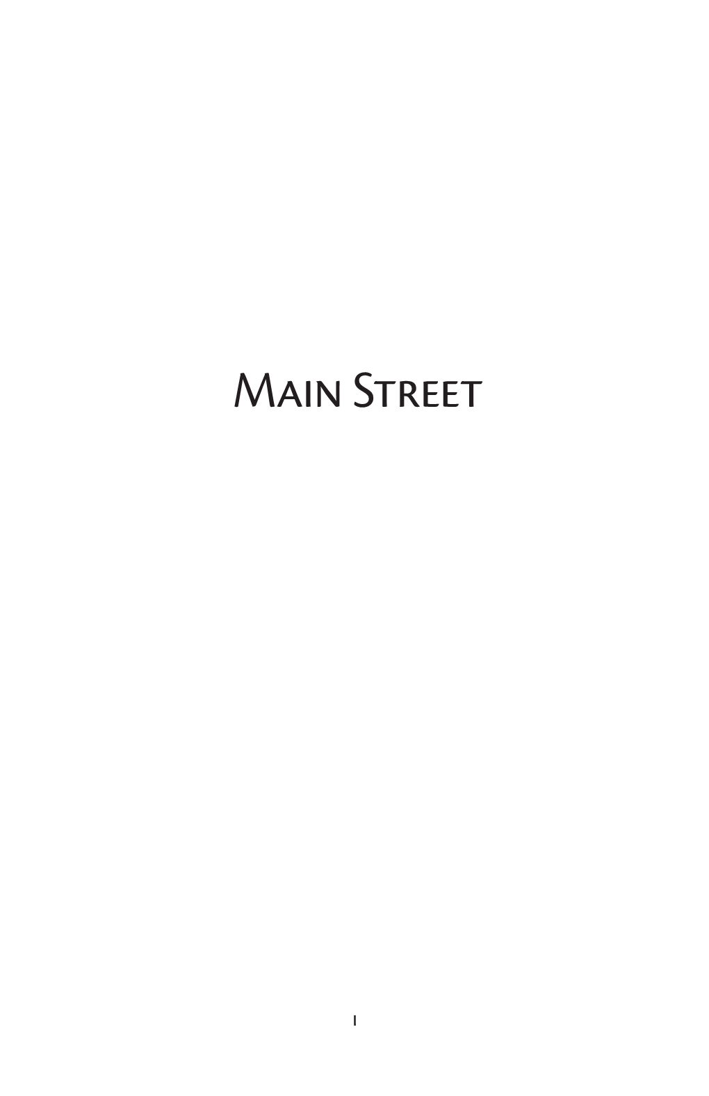 (1920) Main Street