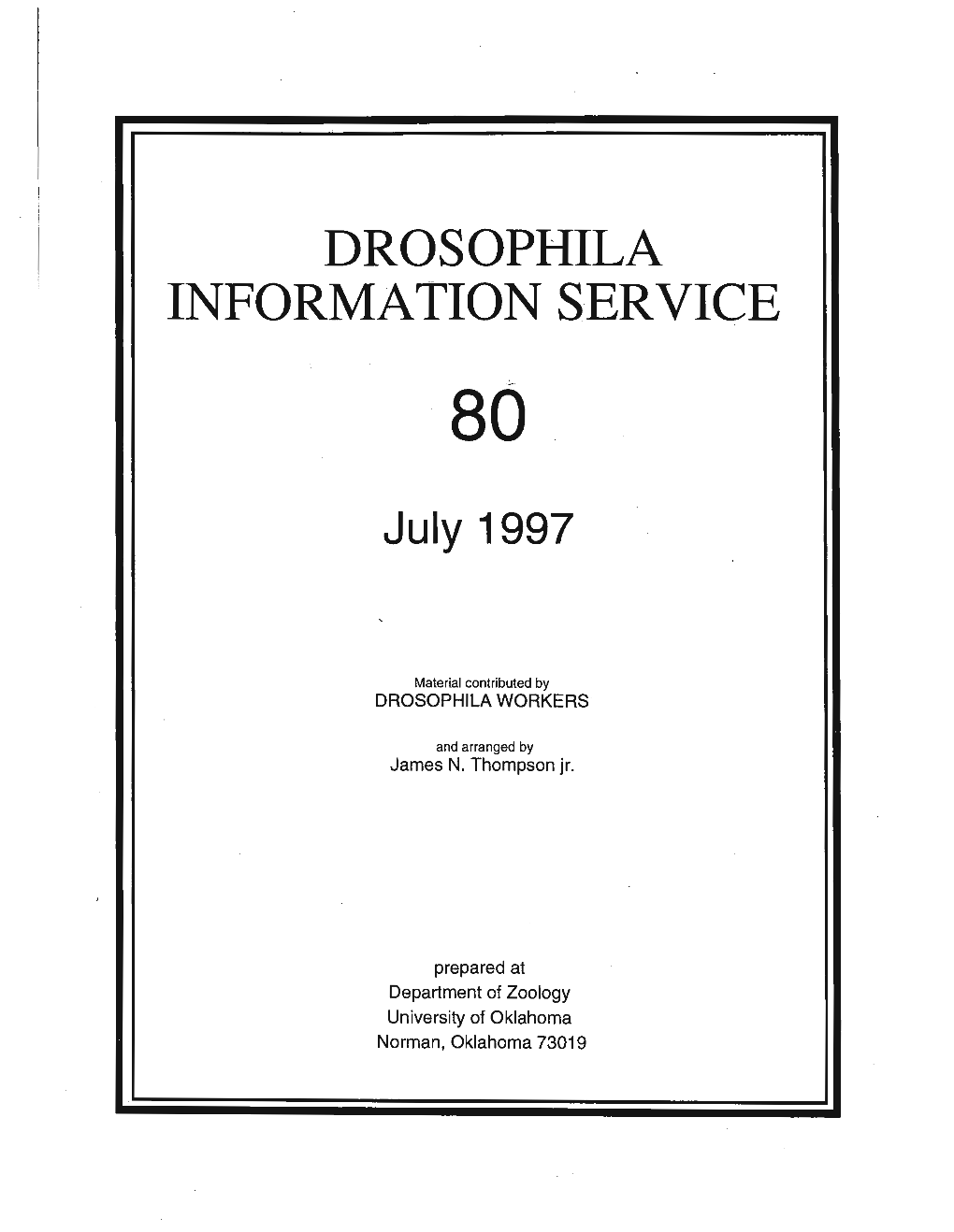 Drosophila Information Service