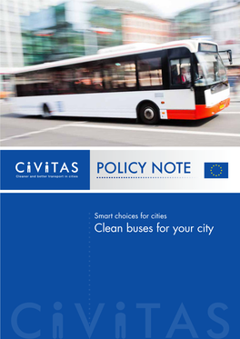 Clean Buses for Your City Smart Choices for Cities Clean Buses for Your City