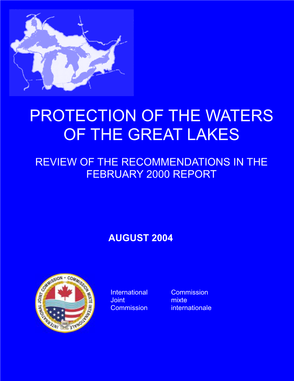 Protection of the Waters of the Great Lakes