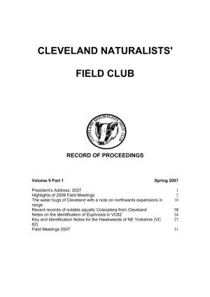 Cleveland Naturalists'