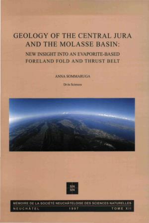 Geology of the Central Jura and the Molasse Basin: New Insight Into an Evaporite-Based Foreland Fold and Thrust Belt
