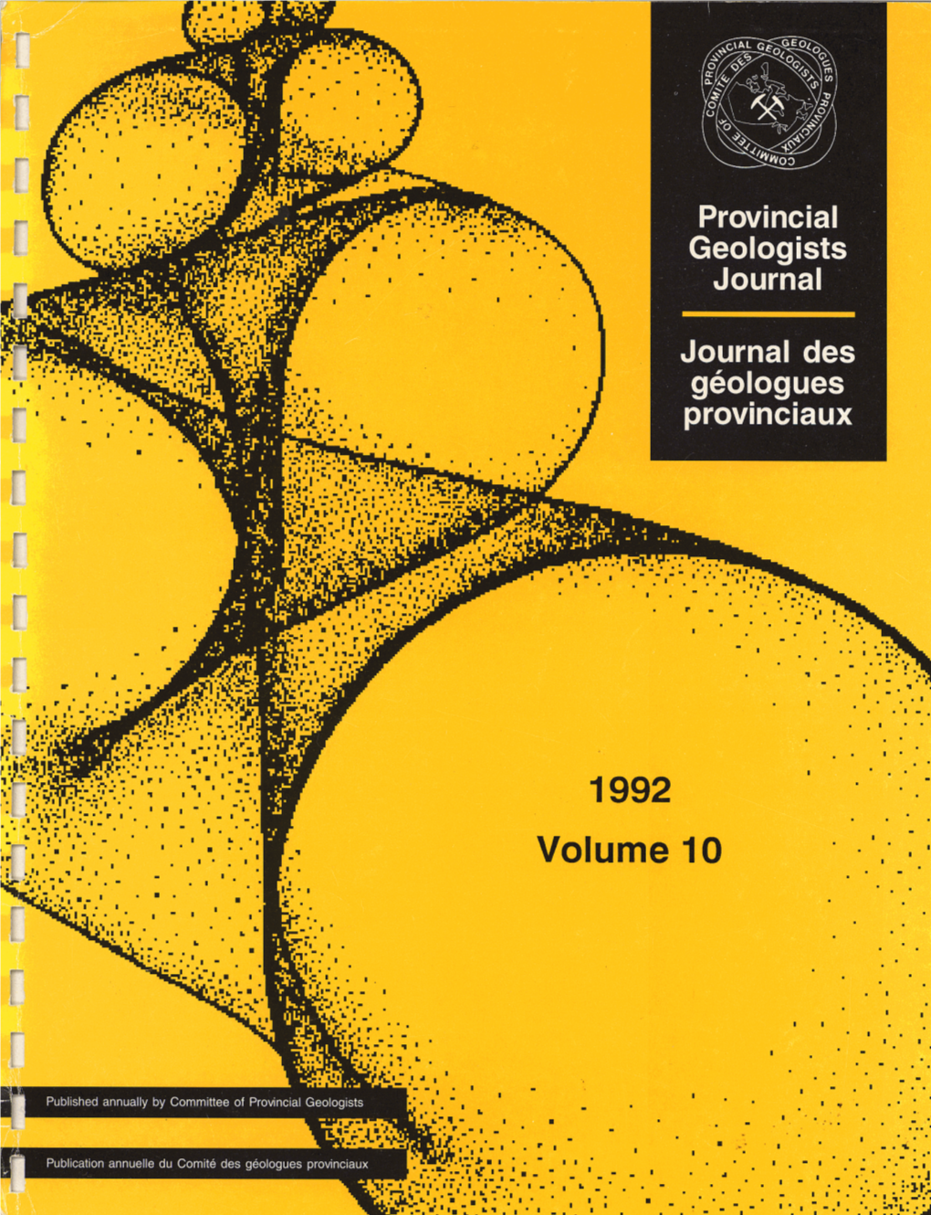 Provincial Geologists Journal Journal Des Geolog Ues Provinciaux