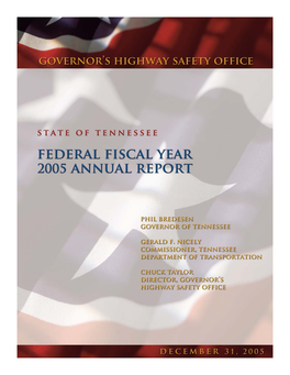 GHSO FY 2005 Final Program Report Evaluation