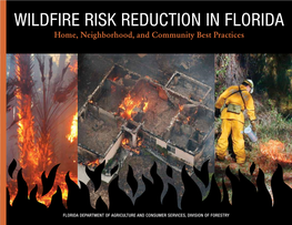 Wildfire Risk Reduction in Florida Home, Neighborhood, and Community Best Practices