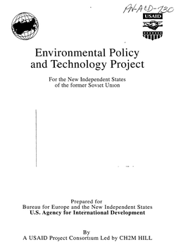 Environmental Policy and Technology Project