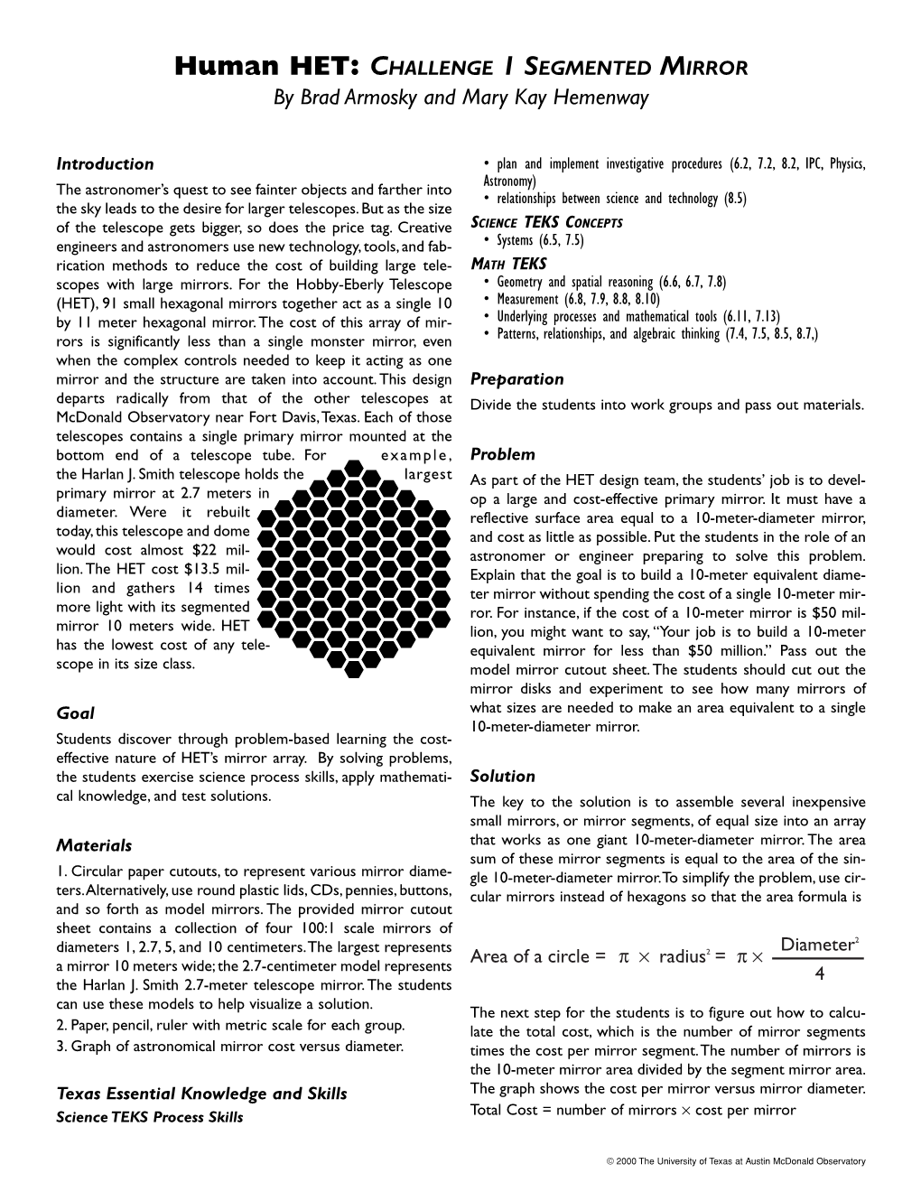 Segmented Mirrors