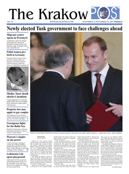 Newly Elected Tusk Government to Face Challenges Ahead
