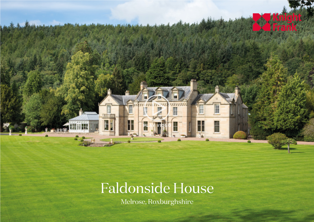 Faldonside House Melrose, Roxburghshire