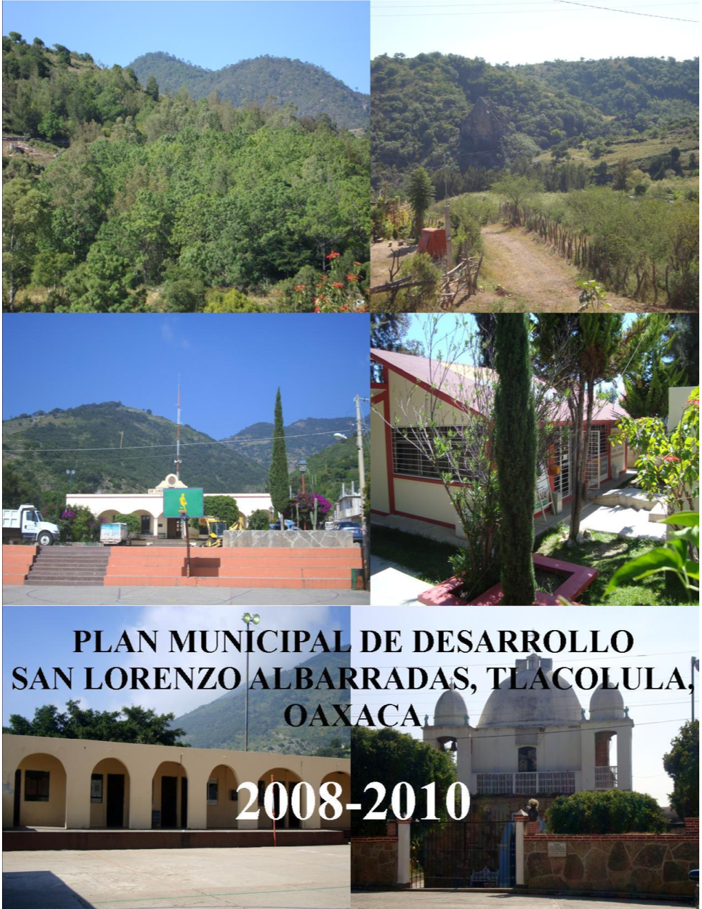 Plan Municipal De San Lorenzo Albarradas, Tlacolula, Oaxaca