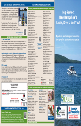 NHLA Safe Boating Practices